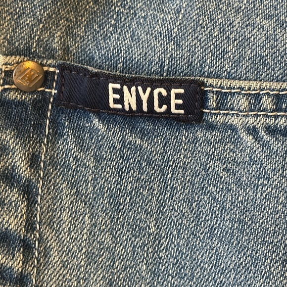Vintage 90’s Y2K Enyse Baggy Jorts Jean Shorts Medium Blue Wash Fade Cotton 34 - Picture 10 of 11